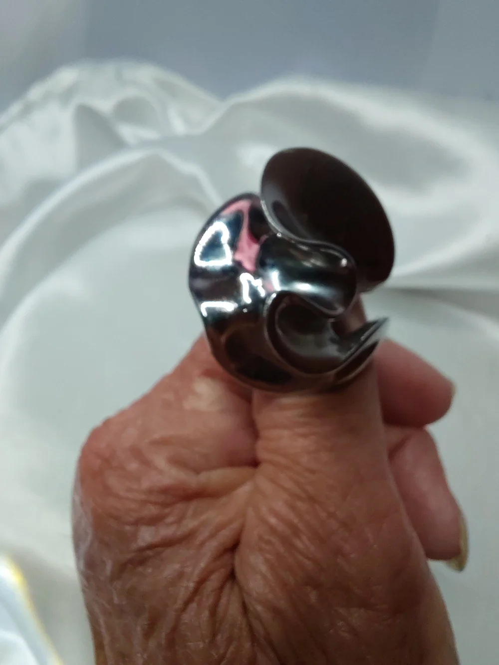 BOLD Silver Sculptural Statement Ring - Women Jewelry